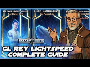 Your Complete Guide to the Rey (Galactic Legend) Lightspeed Bundles in SWGOH!
