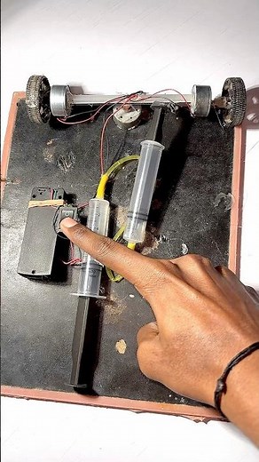 How to work hydraulic steering project • Dc motor
