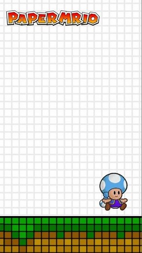 Toadella (Super Paper Mario) | Paper Mario Animation