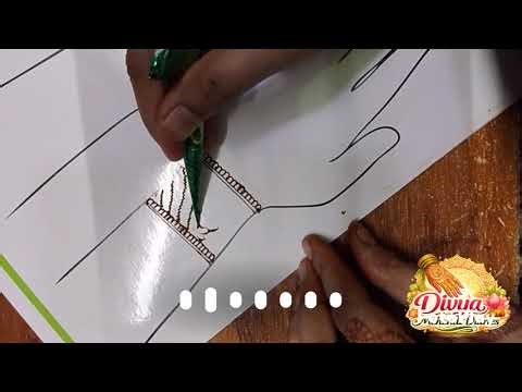 Mehandi designs practise day 1 (check design)