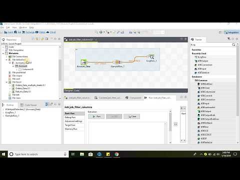 Talend ETL Tutorial 9 | tSampleRow component