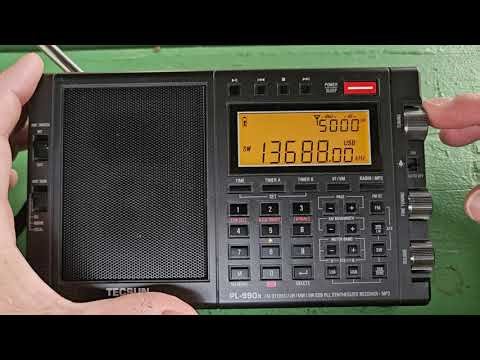 Morning band scan in the park from 13000 kHz to 14000 kHz