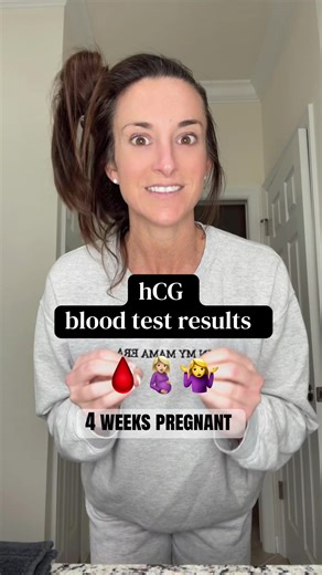 4 week HCG blood test results. Early pregnancy. #pregnancy #earlypregnancy #ttc #progesterone #earlypregnancysigns