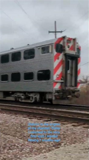 (Return to where it all began) Outbound Metra Hornshow at the gates of Elgin. #Metra #Railfan #USA