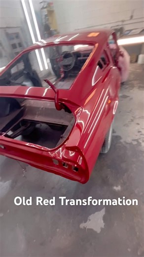 Old Red Transformation: 1968 Mustang Fastback #carrestorationproject #classiccars #americancars