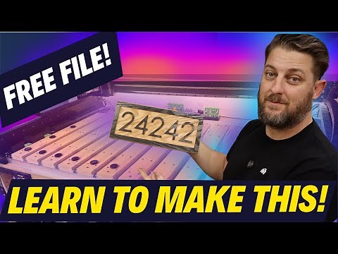 Profitable CNC Projects: How To Create Address Signs On Shapeoko 5 Pro! | Brett's Laser Garage