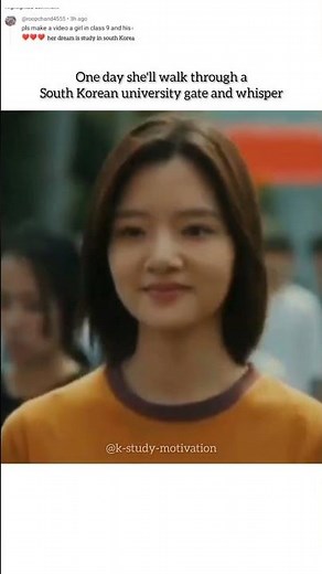 Study in Korea 🇰🇷(requested)study motivation#kdrama shorts #studytips#korean#study#dreamcountry#