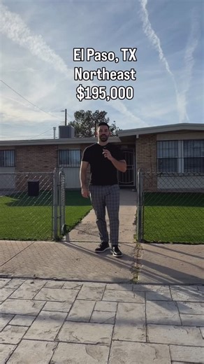 David Bagby-Cantu | Texas REALTOR on Instagram: "Affordable Northeast Home ✨ 🏡 3 Bed, 2 Bath, 1,200 Sqft 🔹 Refrigerated Air 📍 20 mins to Ft Bliss Is this the right home for you and your family? Let me know in the comments! Message me for more information and to schedule a private meeting! 📲(915) 383-8358 David Bagby-Cantu Alpha Omega Real Estate Group Listing Agent: William Veliz #elpaso #915 #fyp #elpasohomes elpasorealestate"
