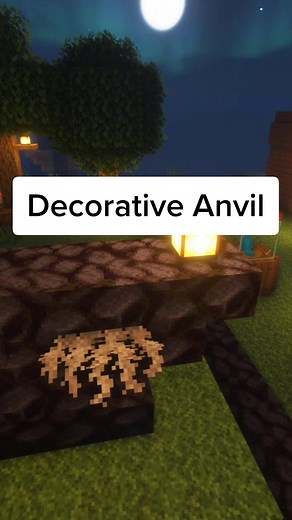 How to Build a Decorative Anvil in Minecraft