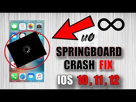 how to fix springboard crash ios 12 | 11 | 10 ( uncover jailbreak - safemode )