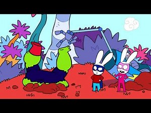 cartoon wolf villain tickled