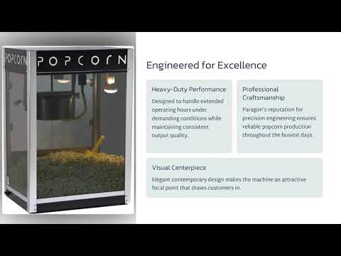 Paragon Contempo Popcorn Machine