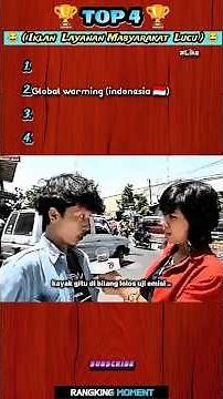 Top 4 iklan Layanan Masyarakat Lucu 😂