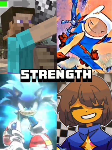 frisk vs Steve vs finn vs sonic #undertale #minecraft #sonic #steve #frisk
