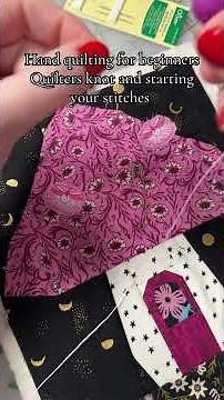 Hand quilting for complete beginners, getting started! #quilters #quilting #quilt #quiltingtutorial