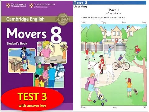MOVERS 8 FULL TEST 3 (WITH ANSWER KEY )