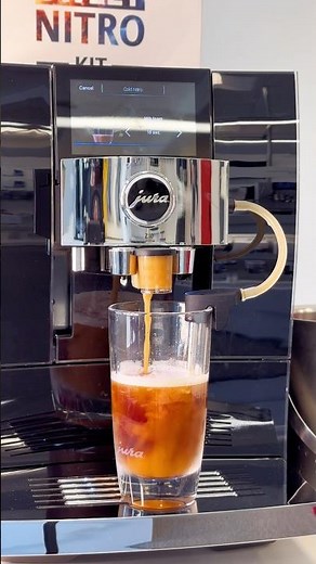 How to set up a Cold Sweet Nitro Kit recipe 🧊 #JURA #JURAZ10 #nitrobrew