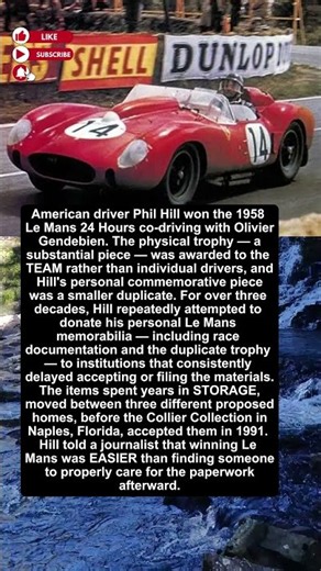 He Won Le Mans — Then Spent 30 Years Trying to Give the Trophy Away