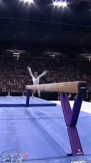 Incredible beam routine 👏 #beamroutine #athlete #gymnastics #gymnasts #amazing #talent #skill #wow