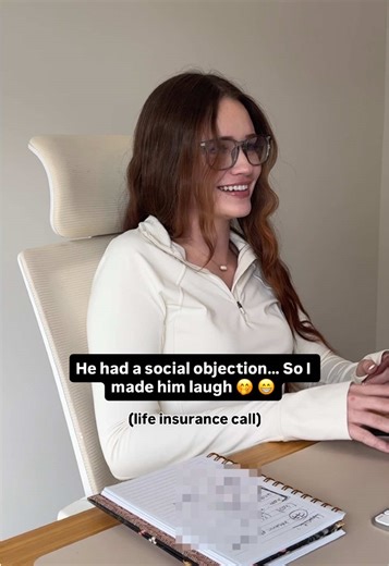 Laughter changes the emotional state of the conversation Laughter makes people feel safe Link in bio to join sales team #sales #lifeinsurance #insurance #healthinsurance #salestip