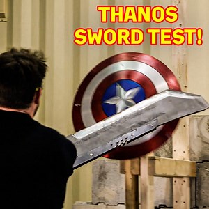 THANOS SWORD TEST! | The Hacksmith