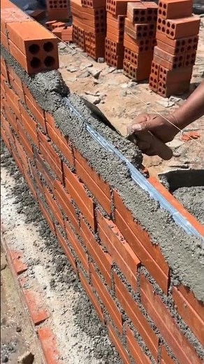 Brick Plastering Method That’s Redefining Construction in 2025! #construction #building