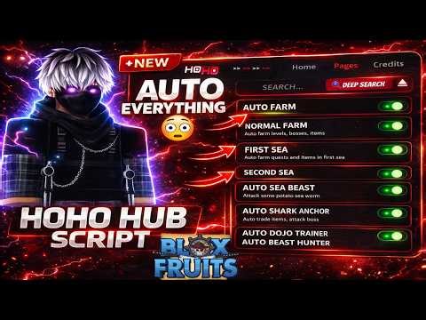 BEST Blox Fruits Script? Hoho Hub Auto Everything 😳 (Full Showcase)