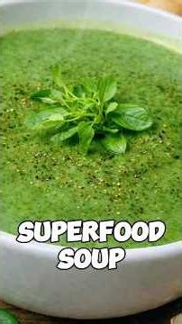 Award-Winning Watercress Soup 🏆 | 5 Ingredients #superfood #watercress #vegetarianrecipe