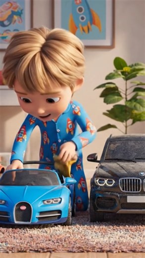 Sunday morning⭐at the car wash!🏎️ beloved wheels.Keepin' it shiny!✨#animated #animeedit #anime #cars