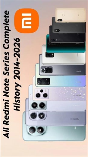 redmi note series evolution #shorts #redminote #journey #xiaomi