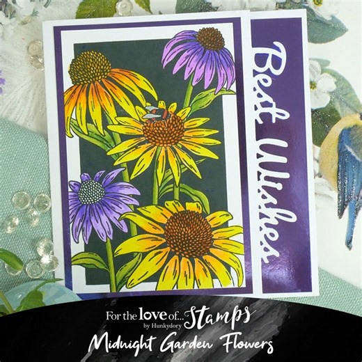 4.3K views · 27 reactions | NEW IN TODAY! Create bold & beautiful floral cards with the Midnight Garden Flowers Collection! ✨ Choose from 3 stunning designs, which would work perfectly for a range of occasions! 朗 https://tinyurl.com/57bau35u | Hunkydory Crafts | Facebook