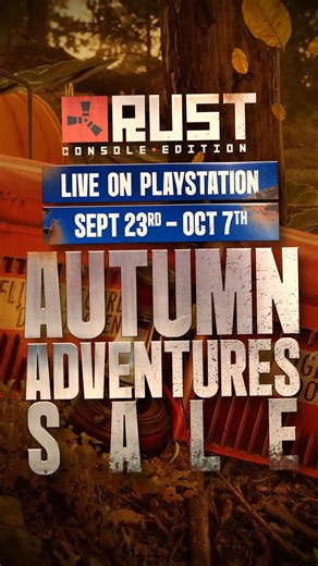 Select DLCs are on sale in the PlayStation Autumn Adventures Sale, including some discounted for the very first time! #PlayStation #Playrust #Rustconsole #Playrustconsole #Rusttok #SurvivalGame #Rustce #Playrust #Rustconsole #Playrustconsole #Rusttok #SurvivalGame #Rustce
