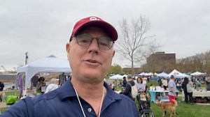 The 4th annual Alexandria Dog Walk is here. Great turnout, no rain and mild. Winning! | Chuck Bell