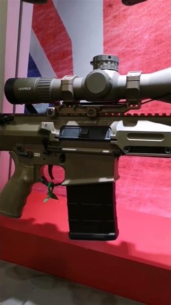A quick look at the L129A2 Sharpshooter in 6.5 Creedmoor from LMT #shot2024 #ShotShow
