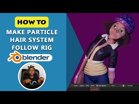 How To Make Particle Hair System Follow Rig In Blender 2.9