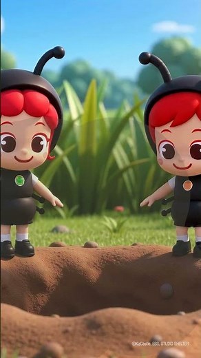 Sneak Into the Ant Nest! 🐜 Don't Get Caught! #Shorts #JunyTony