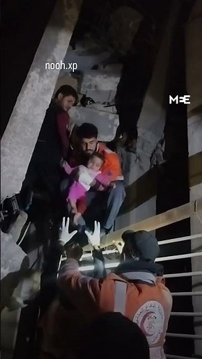 Palestinian baby found alive in arms of dead mother in Gaza