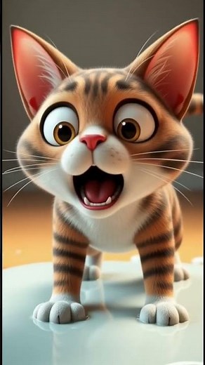 Chuha Billi Super Glue Comedy 😂 | Funny 3D Cartoon Short | Kids Comedy Video” #chuhabilli