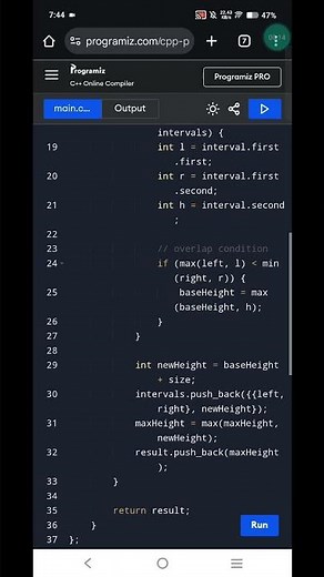 Falling Squares Problem in C++ | LeetCode Hard | Interval Overlap Solution Explained