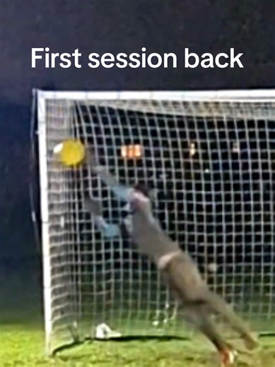 U15 Goalkeeper's First Session Back from Injury
