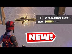Where to Find E-11 Blaster Rifle in fortnite All locations - Damage Opponents within 30 meters using