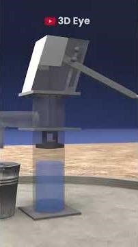 How Does a Hand Pump Work? | 3D Animation #shorts