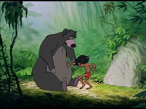 The Jungle Book (1967) | Mowgli meets Baloo (Open Matte).