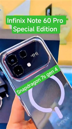 Infinix Note 60 Pro Unboxing Special Edition | snapdragon 7s gen 4 | 8+8=16/256GB #shorts #kashitack