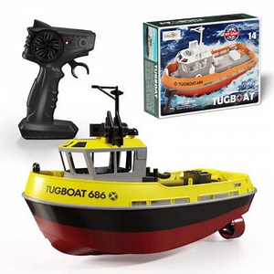 686 RC Boat 1/72 Dual Motor Remote Tugboat Model 2.4G Ship Toy for Boys | eBay