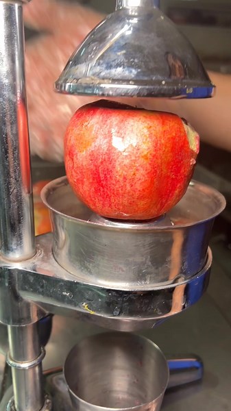 How to Extract Red Pomegranate Juice with a Special Device