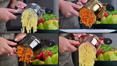 PriorityChef Large 15oz Potato Ricer, Heavy Duty Stainless Steel Potato Masher and Ricer Kitchen Tool, Press and Mash Kitchen Gadget For Perfect Mashed Potatoes - Everytime