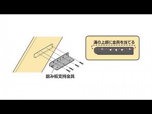 Archi-spec KAIDAN施工のポイント7 踏み板支持金具の取り付けと踏み板の固定 | Panasonic