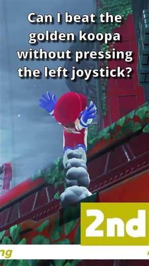 I Tried Beating Koopa Freerunning Without the Left Stick #supermarioodyssey #shorts