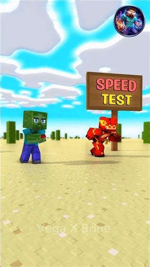 Chote Zombie ne Flash ko Hara Diya😱|credit ‪@Mikecrab‬|#minecraft #shorts